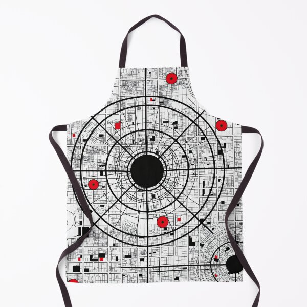 Item preview, Abstract city plan geometric composition in Bauhaus style. designed and sold by Piotrek0001.