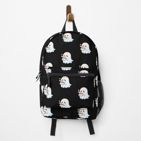 Item preview, Chibi Ghost with Coffee – Cute Funny Kawaii Halloween Design designed and sold by ColorSplash123.