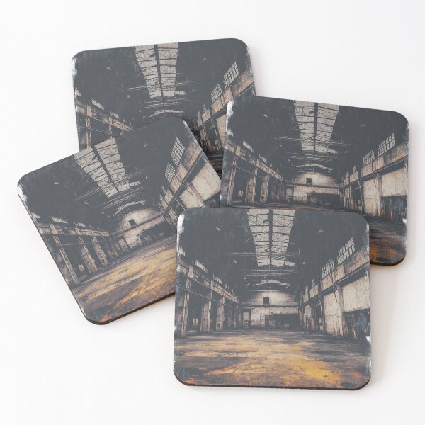 Item preview, Abandoned industrial warehouse grunge style photo for explorers. designed and sold by Piotrek0001.