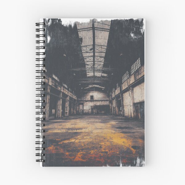 Item preview, Abandoned industrial warehouse grunge style photo for explorers. designed and sold by Piotrek0001.