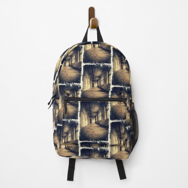 Item preview, Empty corridor in an abandoned building forgotten places aesthetic. designed and sold by Piotrek0001.