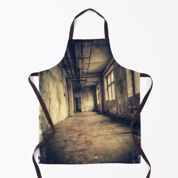 Item preview, Empty corridor in an abandoned building forgotten places aesthetic. designed and sold by Piotrek0001.