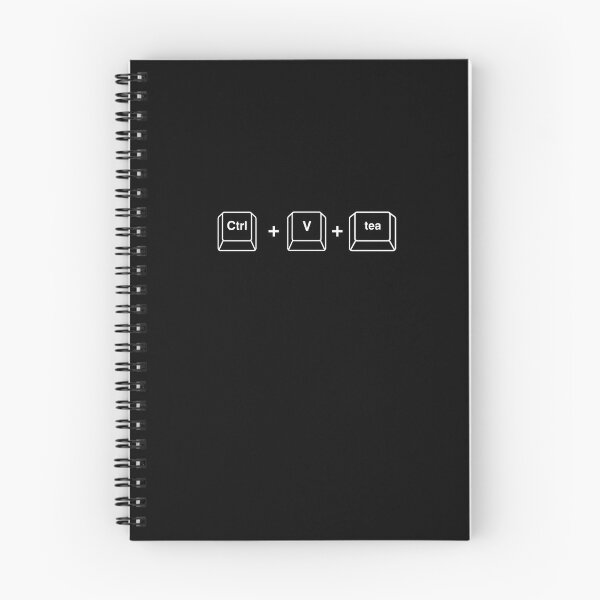 Item preview, Ctrl + V Tea (Black Edition) – Paste the gossip designed and sold by QuotesPrints.