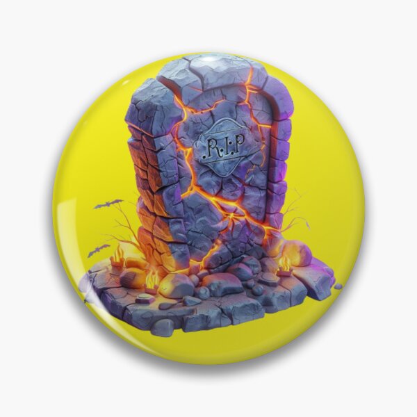 Item preview, Glowing Haunted Tombstone – Spooky Halloween Grave Art designed and sold by AlexLineArt.