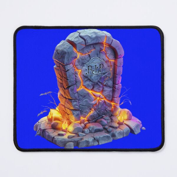 Item preview, Glowing Haunted Tombstone – Spooky Halloween Grave Art designed and sold by AlexLineArt.