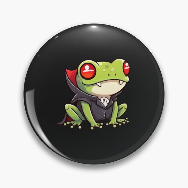 Item preview, Chibi Vampire Frog – Cute Funny Kawaii Halloween Design designed and sold by ColorSplash123.