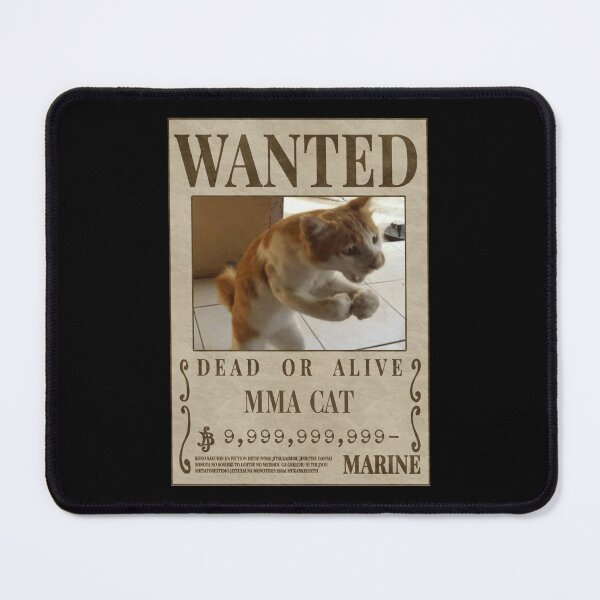 Item preview, MMA Cat Wanted Poster – Angry Fighting Kitty Meme Knockout Design designed and sold by LOL Studio.