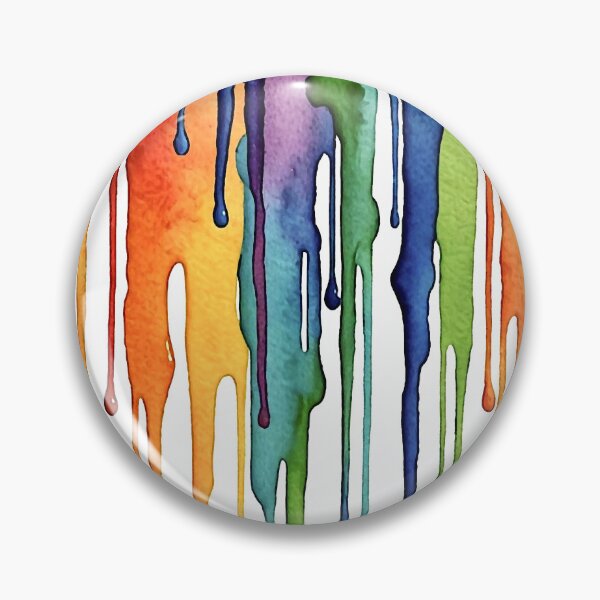 Item preview, Rainbow Paint Drips designed and sold by ViaARTfactory.