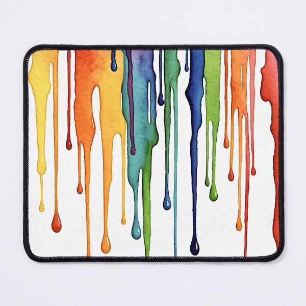 Item preview, Rainbow Paint Drips designed and sold by ViaARTfactory.