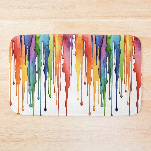 Item preview, Rainbow Paint Drips designed and sold by ViaARTfactory.