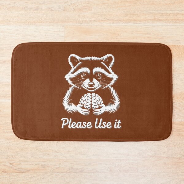 Item preview, Smart Raccoon Brain Holder designed and sold by MichaelsqStudio.