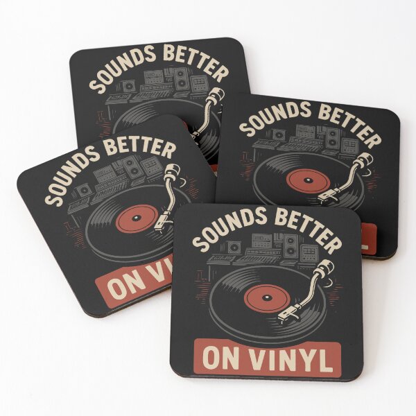Item preview, Sounds Better On Vinyl Retro Record Music Lovers designed and sold by LuminOrb.
