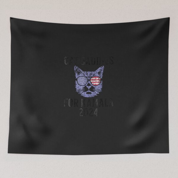Item preview, Cat-Daddiedfor-Kamala-2024-Democrat-Librta-Retro designed and sold by wimpeeasfog.