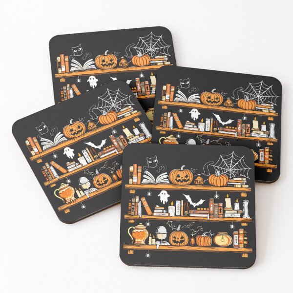 Item preview, Cozy Halloween Bookshelf designed and sold by MefferR.