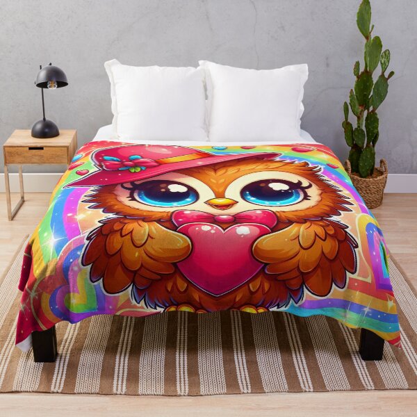 Item preview, Cute Owl with Rainbow and Heart designed and sold by Jbl55.