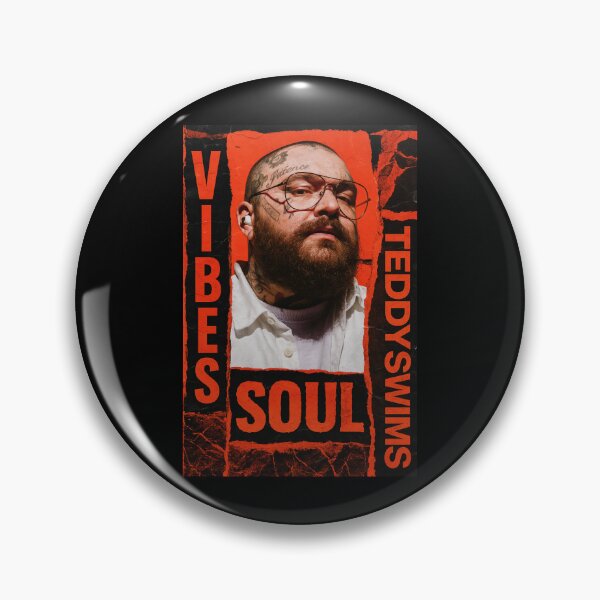Item preview, Teddy Swims – Soulful Vibes Artistic Portrait designed and sold by DamianRoy88.