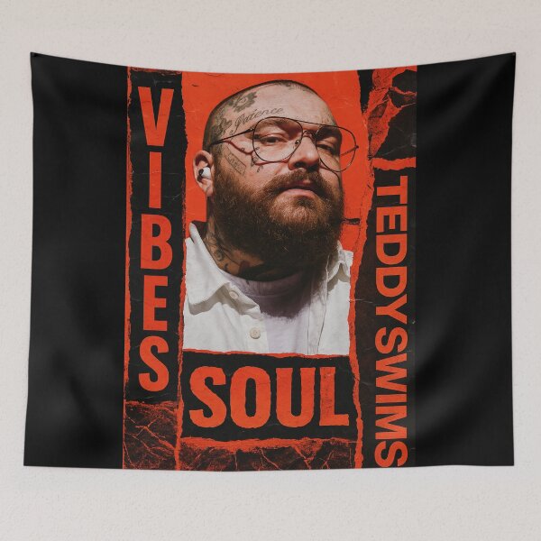 Item preview, Teddy Swims – Soulful Vibes Artistic Portrait designed and sold by DamianRoy88.