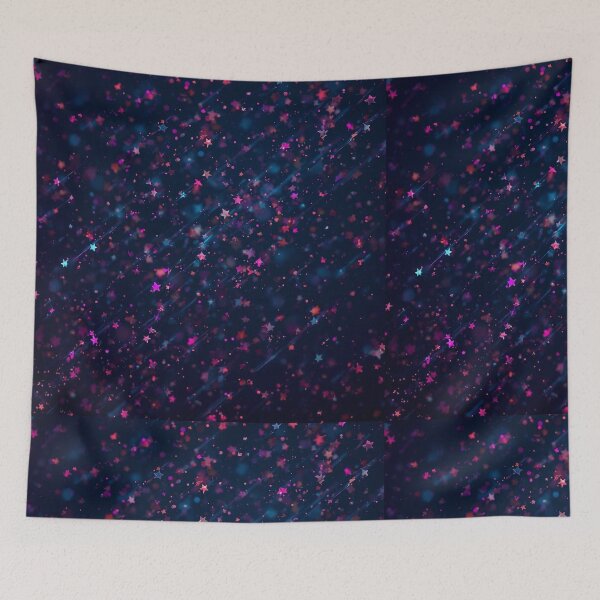 Item preview, Shooting-Star Confetti Scattered Five-Point Starlets with Dotted Trails designed and sold by Cultradesign.