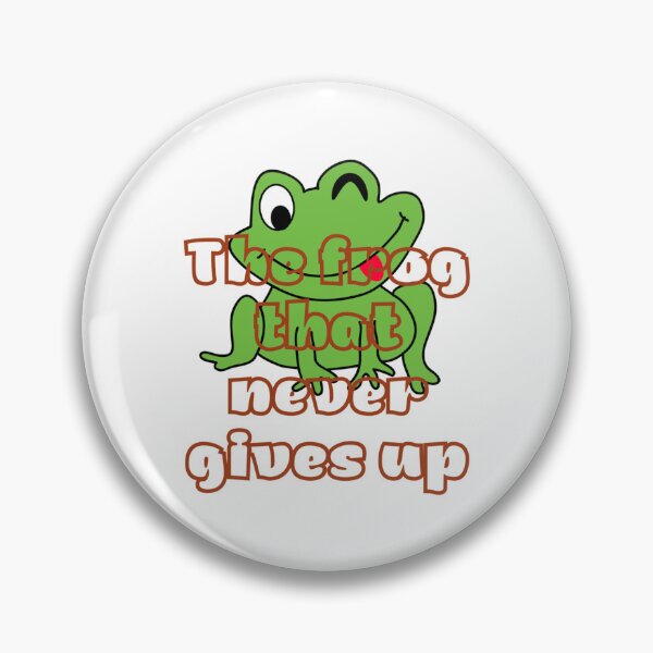 Item preview, The frog that never gives up    designed and sold by Zelenkistore.