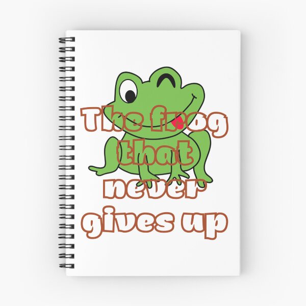 Item preview, The frog that never gives up    designed and sold by Zelenkistore.