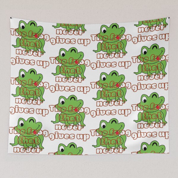 Item preview, The frog that never gives up    designed and sold by Zelenkistore.