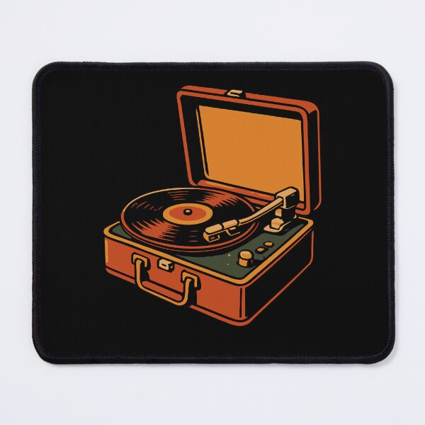 Item preview, Vintage Vinyl Record Player Retro Music designed and sold by LuminOrb.