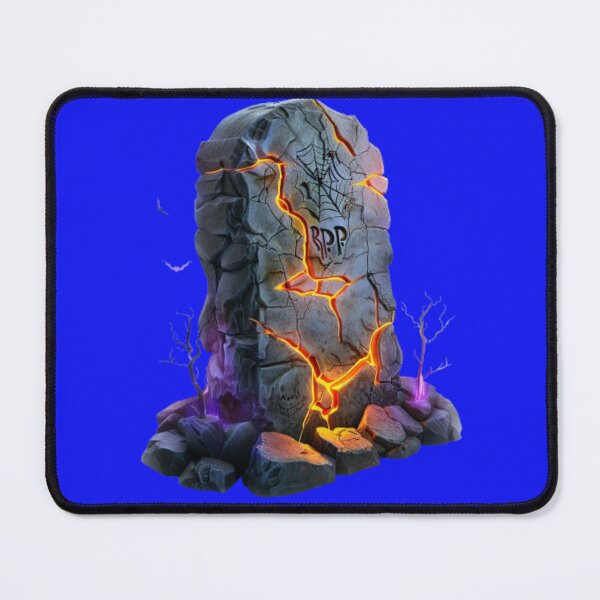 Item preview, Haunted Tombstone with Spider Web – Spooky Halloween Grave Design designed and sold by AlexLineArt.