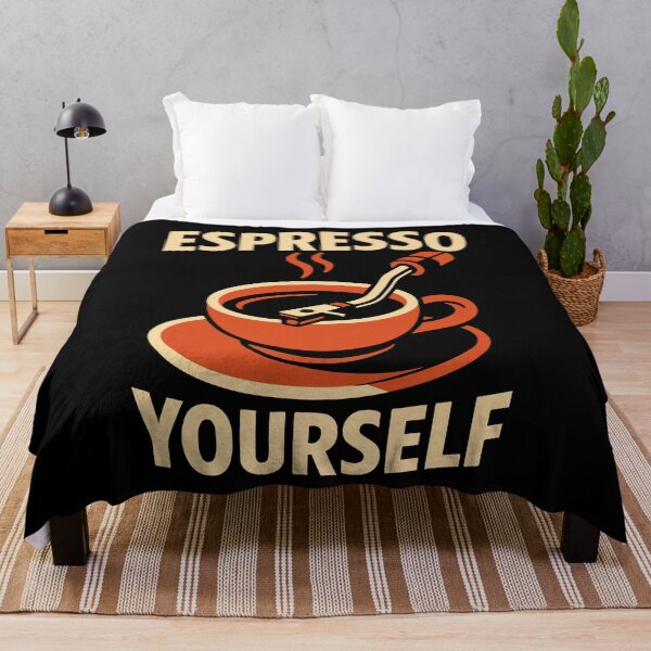 Item preview, Espresso Yourself Coffee Design Funny Morning designed and sold by LuminOrb.