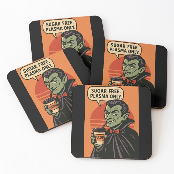 Item preview, Retro 1960s Comic Halloween Horror Art- Vampire Coffee Cup Joke designed and sold by JacobKAurumhead.