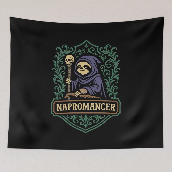 Item preview, Sloth Napromancer Funny Necromancer Tabletop RPG designed and sold by pixeptional.