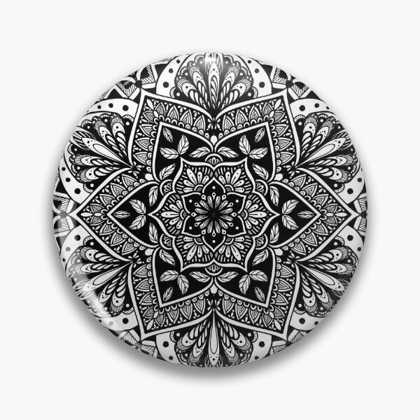 Item preview, Black and White Mandala designed and sold by YellowestPurple.