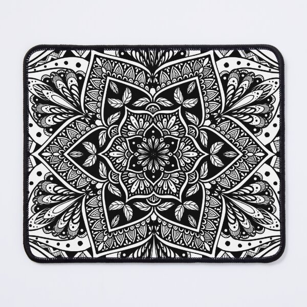 Item preview, Black and White Mandala designed and sold by YellowestPurple.