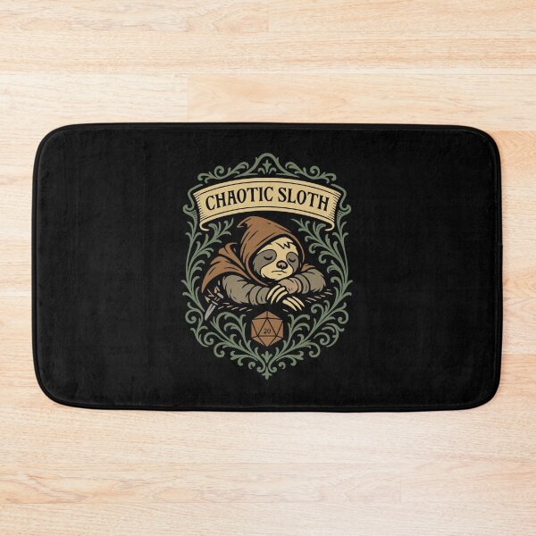 Item preview, Chaotic Sloth Alignment Funny Tabletop RPG designed and sold by pixeptional.