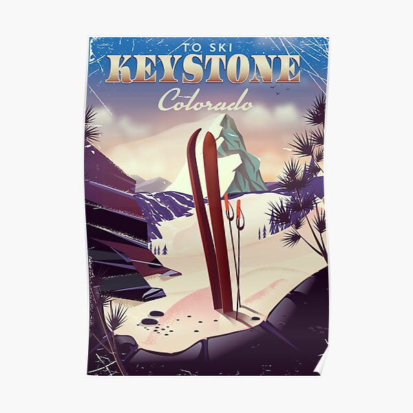 Keystone Colorado Ski poster Poster