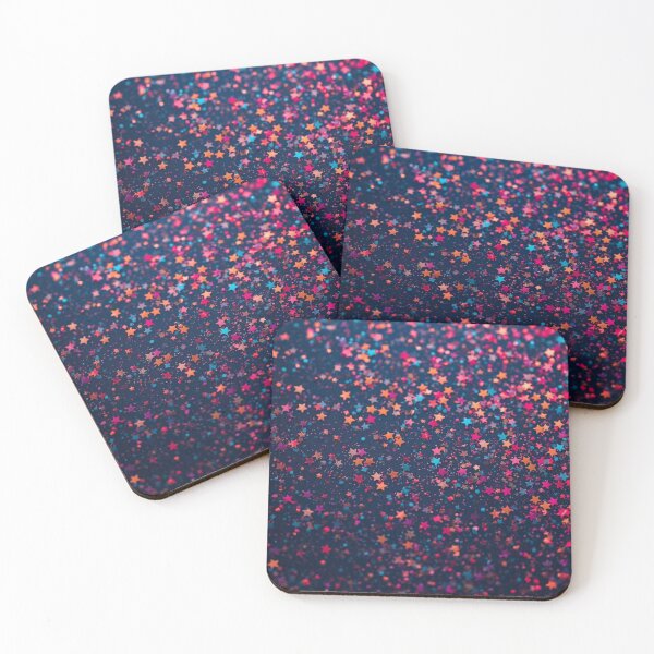 Item preview, Shooting-Star Confetti Scattered Five-Point Starlets with Dotted Trails designed and sold by Cultradesign.