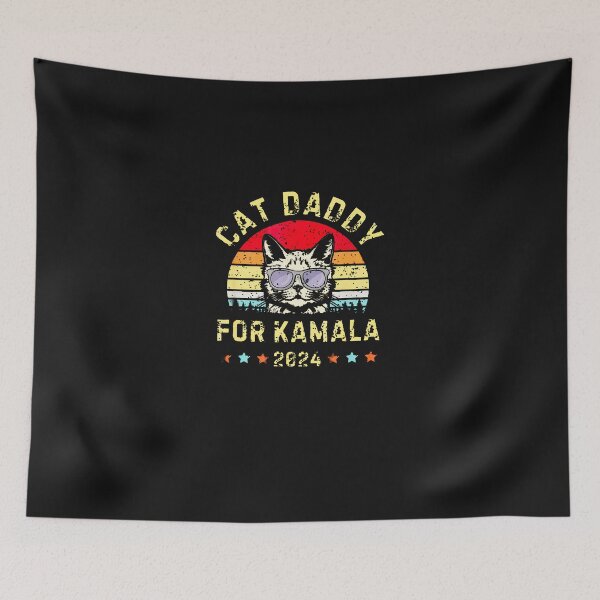 Item preview, Cat-Daddy-For-Kamala-2024-Election-Tee designed and sold by koncanoml.