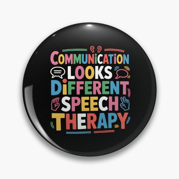 Item preview, Communication Looks Different Speech Therapy - This is the perfect gift for speech therapists, SLPs, teachers, autism advocates, parents, and anyone who supports inclusive communication. designed and sold by ZyziowskyArt.