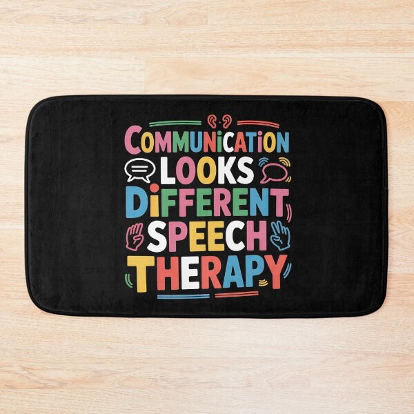 Item preview, Communication Looks Different Speech Therapy - This is the perfect gift for speech therapists, SLPs, teachers, autism advocates, parents, and anyone who supports inclusive communication. designed and sold by ZyziowskyArt.