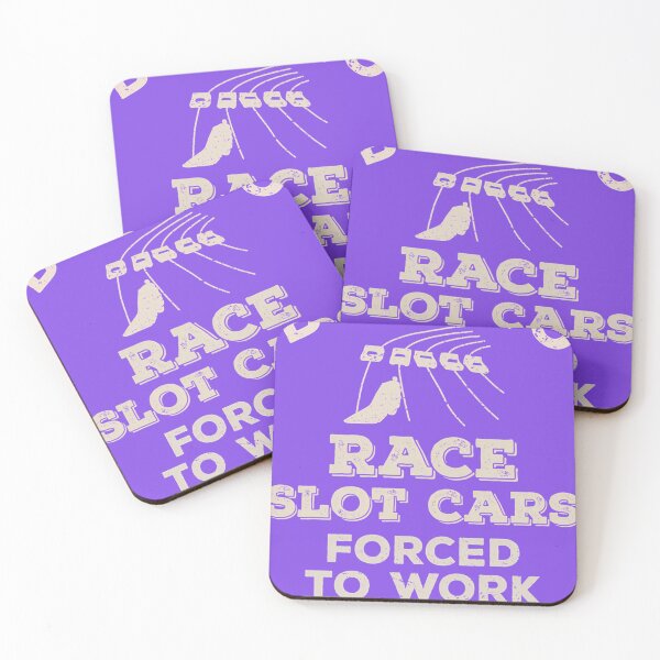 Item preview, Born-To-Race-Slot-Cars-Forced-To-Work-Funny-Gift-For-Slot-Car-Racers designed and sold by DoraSinger.