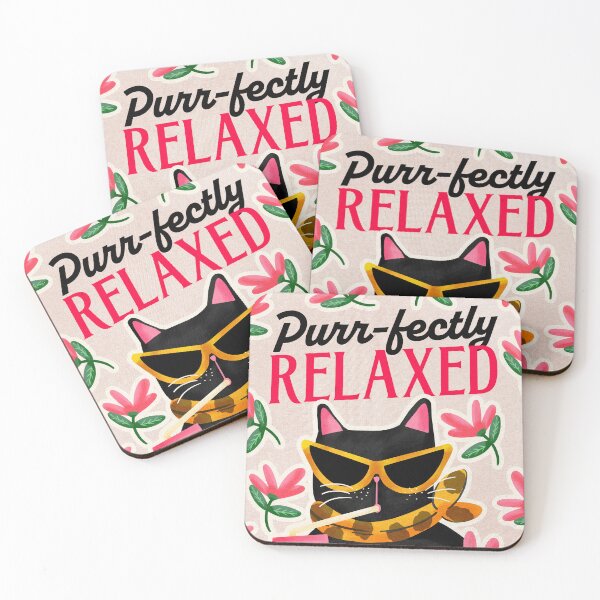 Item preview, Purrfectly Relaxed designed and sold by designsbyico.