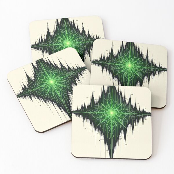Item preview, Green Matrix. Symbols Pixels Digital, Repeated Patterns Textures  designed and sold by Digital-Davinci.
