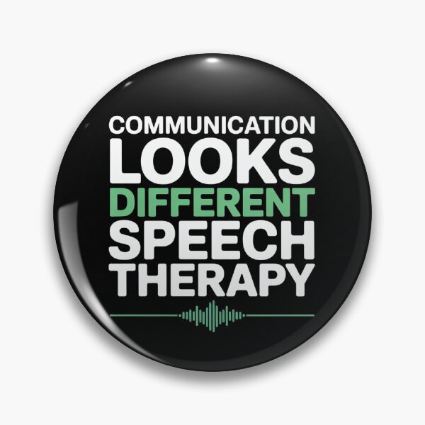 Item preview, Communication Looks Different Speech Therapy - This is the perfect gift for speech therapists, SLPs, teachers, autism advocates, parents, and anyone who supports inclusive communication. designed and sold by ZyziowskyArt.