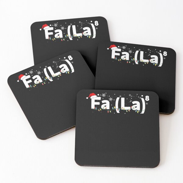 Item preview, Fa (La)8 Funny Christmas Santa Fa La Math Teacher Funny T-Shirt designed and sold by divitovttupp.
