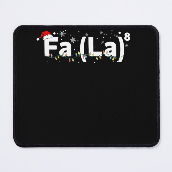 Item preview, Fa (La)8 Funny Christmas Santa Fa La Math Teacher Funny T-Shirt designed and sold by divitovttupp.