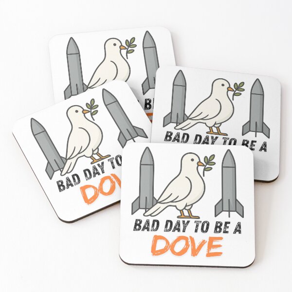 Item preview, Bad Day To Be A Dove Anti War Design  designed and sold by Alicja Wieczorek.