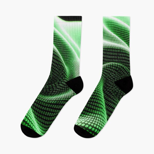 Item preview, Waves, Sinusoidal, Green Matrix. Symbols Pixels Digital, Repeated Patterns Textures  designed and sold by Digital-Davinci.