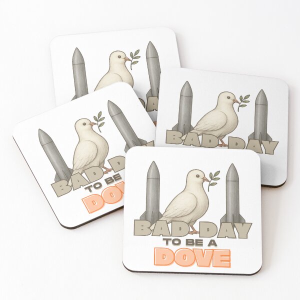 Item preview, Bad Day To Be A Dove Anti War Design  designed and sold by Alicja Wieczorek.