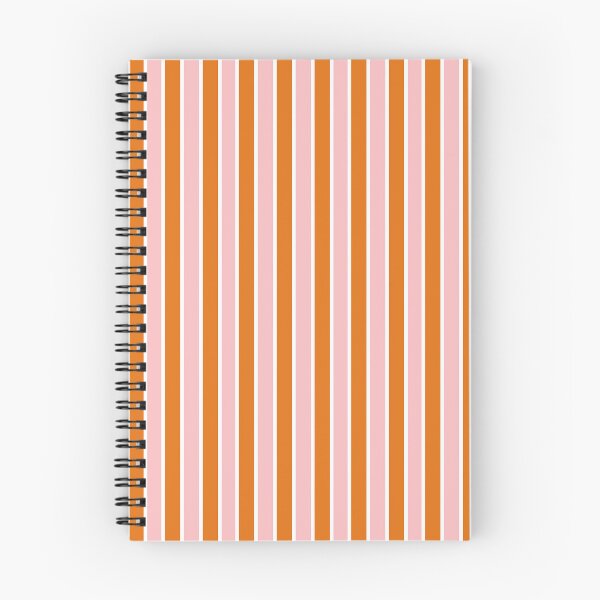 Item preview, Pink and Orange and Thin White Stripes Pinstripes designed and sold by OneThreeSix.