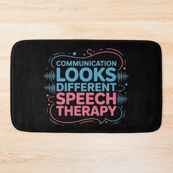Item preview, Communication Looks Different Speech Therapy - This is the perfect gift for speech therapists, SLPs, teachers, autism advocates, parents, and anyone who supports inclusive communication. designed and sold by ZyziowskyArt.