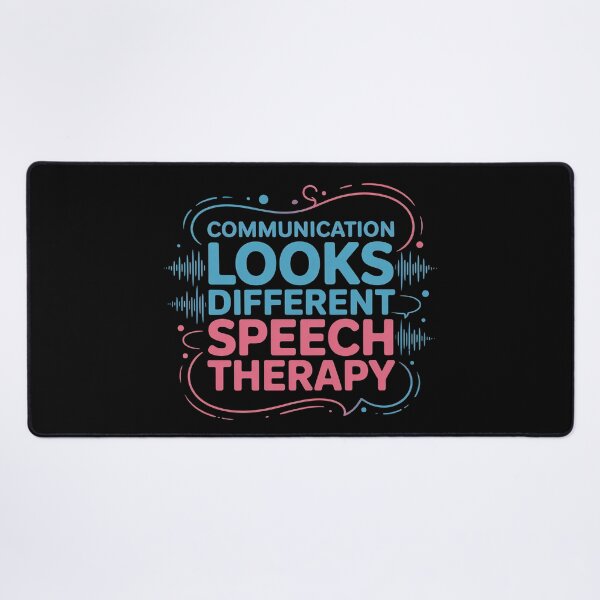 Item preview, Communication Looks Different Speech Therapy - This is the perfect gift for speech therapists, SLPs, teachers, autism advocates, parents, and anyone who supports inclusive communication. designed and sold by ZyziowskyArt.